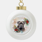 ケインコルソクリスマスリースフェスティバルカップ セラミックボールオーナメント (正面)