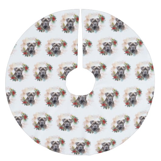 ケインコルソクリスマスリースフェスティバルカップ ブラッシュドポリエステルツリースカート (正面)