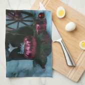 ケインコルソスノーイークリスマスデコール キッチンタオル (四つ折り)