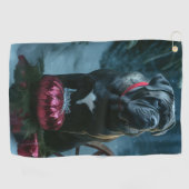 ケインコルソスノーイークリスマスデコール ゴルフタオル (横)