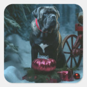 ケインコルソスノーイークリスマスデコール スクエアシール (正面)