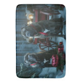 ケインコルソスノーイークリスマスデコール バスマット (正面縦)