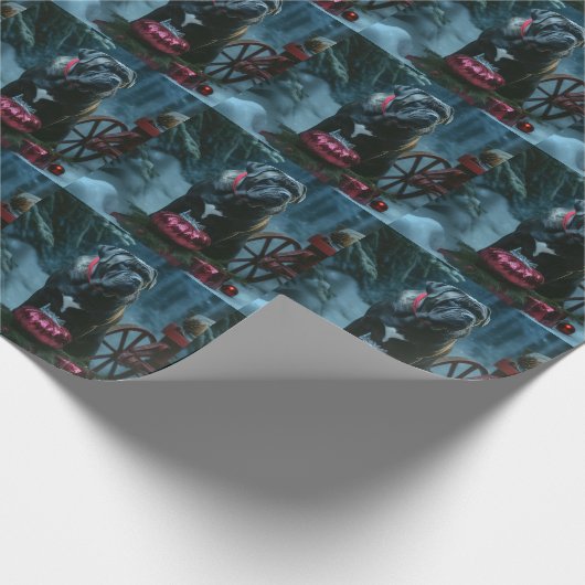 ケインコルソスノーイークリスマスデコール ラッピングペーパー (角)