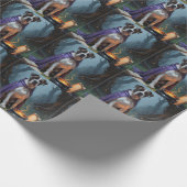 ケインコルソドッグお洒落ハロウィン絵を描ズ ラッピングペーパー (角)