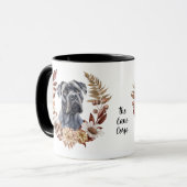 ケインコルソドッグオータムリース マグカップ (正面左)