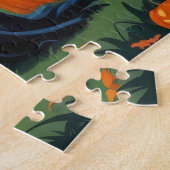 ケインコルソドッグスパンプキンハロウィンおもしろい ジグソーパズル (側面)