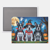 ケインコルソドッグスパンプキンハロウィンおもしろい マグネット (正面/裏面)