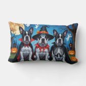 ケインコルソドッグスパンプキンハロウィンおもしろい ランバークッション (裏面)