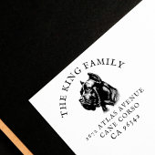 ケインコルソドッグファミリー名差出人住所 ラバースタンプ