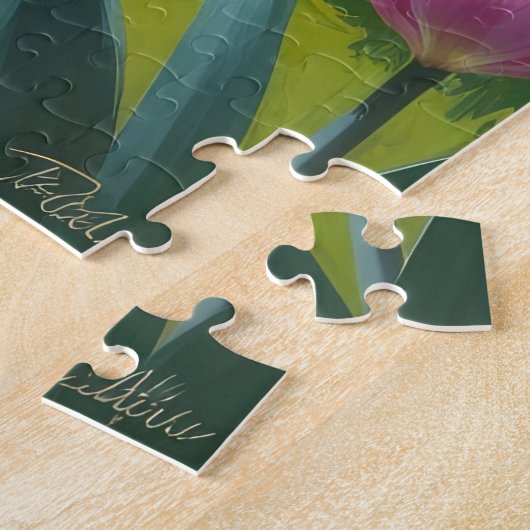 ケインコルソドッグ春の花絵を描ズ ジグソーパズル (側面)