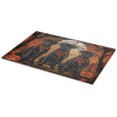 ケインコルソハロウィン不気味 カッティングボード (角)