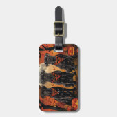 ケインコルソハロウィン不気味 ラゲッジタグ (正面縦)