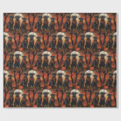 ケインコルソハロウィン不気味 ラッピングペーパー (フラット)