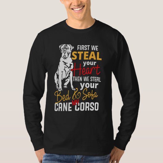 ケインコルソハートベッドソファことわざ Tシャツ (正面)