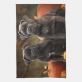 ケインコルソパピーオータムデライトカボチャ キッチンタオル (縦)