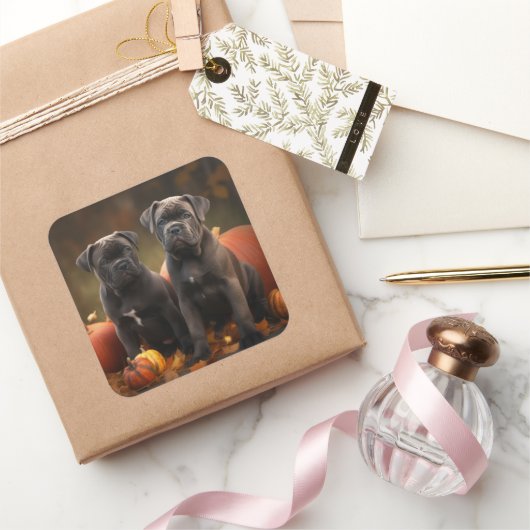 ケインコルソパピーオータムデライトカボチャ スクエアシール (ギフト)