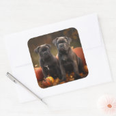 ケインコルソパピーオータムデライトカボチャ スクエアシール (封筒)