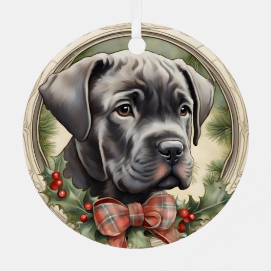 ケインコルソパピーズ初めてのクリスマスメタルオーナメント メタルオーナメント (裏面)