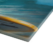 ケインコルソビーチ絵を描サーフィン カッティングボード (角)