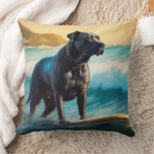 ケインコルソビーチ絵を描サーフィン クッション (ブランケット)