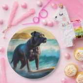 ケインコルソビーチ絵を描サーフィン ペーパープレート (パーティー)