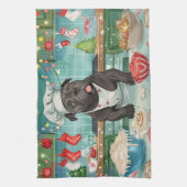 ケインコルソホリデーベーキング:フェスティバルクリスマス キッチンタオル (縦)