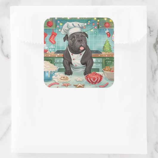 ケインコルソホリデーベーキング:フェスティバルクリスマス スクエアシール (バッグ)