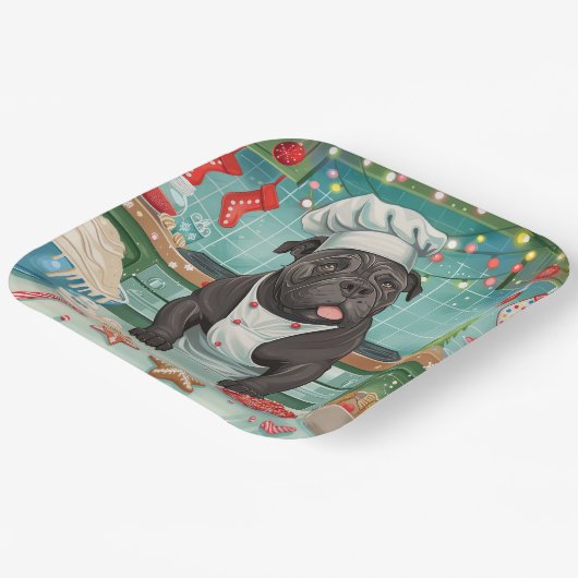 ケインコルソホリデーベーキング:フェスティバルクリスマス ペーパープレート (傾斜あり)