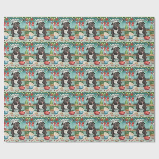 ケインコルソホリデーベーキング:フェスティバルクリスマス ラッピングペーパー (フラット)