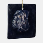ケインコルソ – マスティフイタリアンポートレート セラミックオーナメント (右)