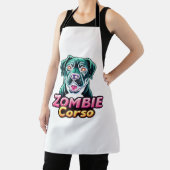 ケインコーソイタリアンマスティフゾンビドッグハロウィーンEs エプロン (インサイチュ)