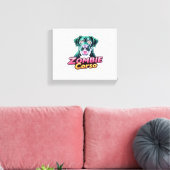 ケインコーソイタリアンマスティフゾンビドッグハロウィーンEs キャンバスプリント (インサイチュ (リビング))