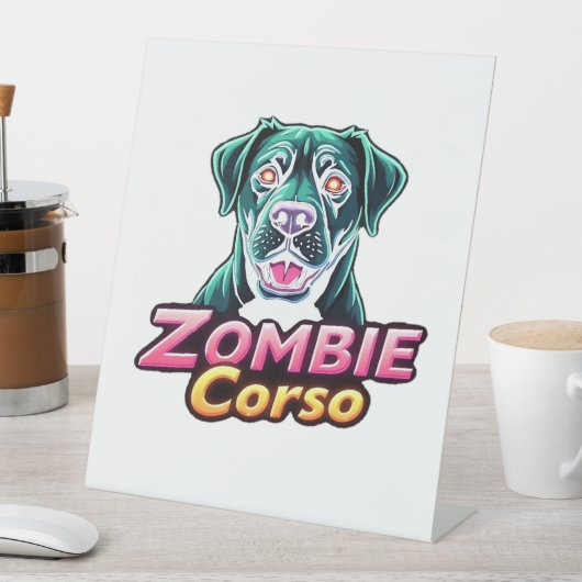 ケインコーソイタリアンマスティフゾンビドッグハロウィーンEs 台座サイン (インサイチュ)