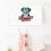 ケインコーソイタリアンマスティフゾンビドッグハロウィーンEs 横断幕 (インサイチュ)