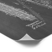 ケインズ拡張防火梯子とトラック特許 – C ポスター (角)