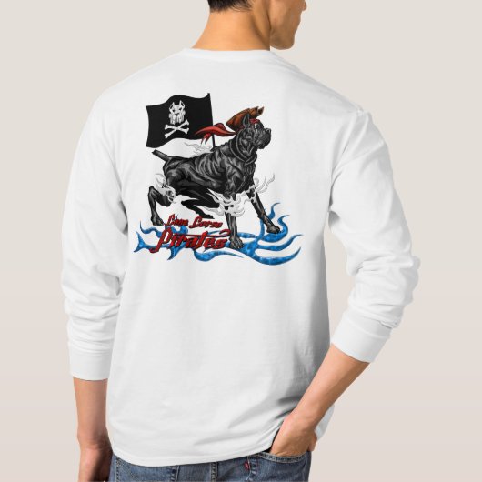 ケイン・コルソ海賊の船主 Tシャツ (裏面)