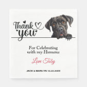 ケイン・コー結婚ソの感謝 スタンダードランチョンナプキン (正面)