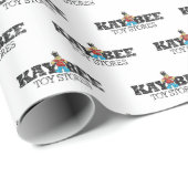 ケイ蜂トイズヴィンテージロゴパターンラッピング紙 ラッピングペーパー (ロールコーナー)