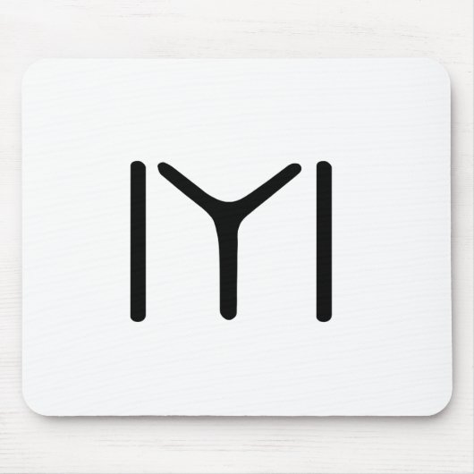 ケイ記号 マウスパッド (正面)