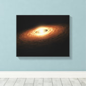 ケイ酸塩結晶形成 キャンバスプリント (インサイチュ (ウッドフロア))