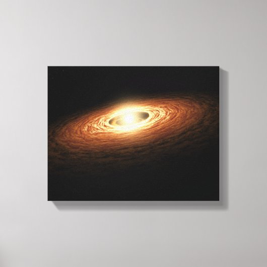 ケイ酸塩結晶形成 キャンバスプリント (正面)