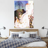 ケイ・ニールセンのシンデレラ離れのボール キャンバスプリント (インサイチュ (寝室))