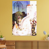 ケイ・ニールセンのシンデレラ離れのボール キャンバスプリント (インサイチュ (リビング))