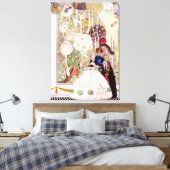 ケイ・ニールセンのブルーヒゲ キャンバスプリント (インサイチュ (寝室))