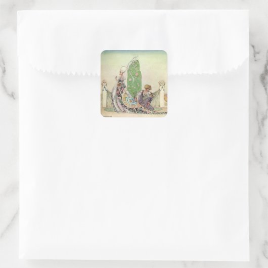 ケイ・ニールセンのプリンセスと庭師 スクエアシール (バッグ)