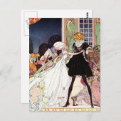 ケイ・ニールセンの十二の踊る姫たち ポストカード (正面/裏面)