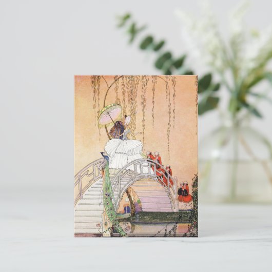 ケイ・ニールセンの庭中国のでの夜 ポストカード (スタンド正面)