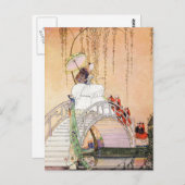 ケイ・ニールセンの庭中国のでの夜 ポストカード (正面/裏面)