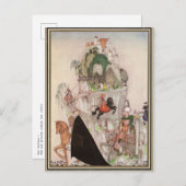 ケイ・ニールセン – ポストカードに乗って6人の王子 ポストカード (正面/裏面)