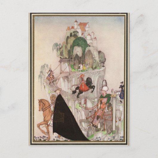 ケイ・ニールセン – ポストカードに乗って6人の王子 ポストカード (正面)